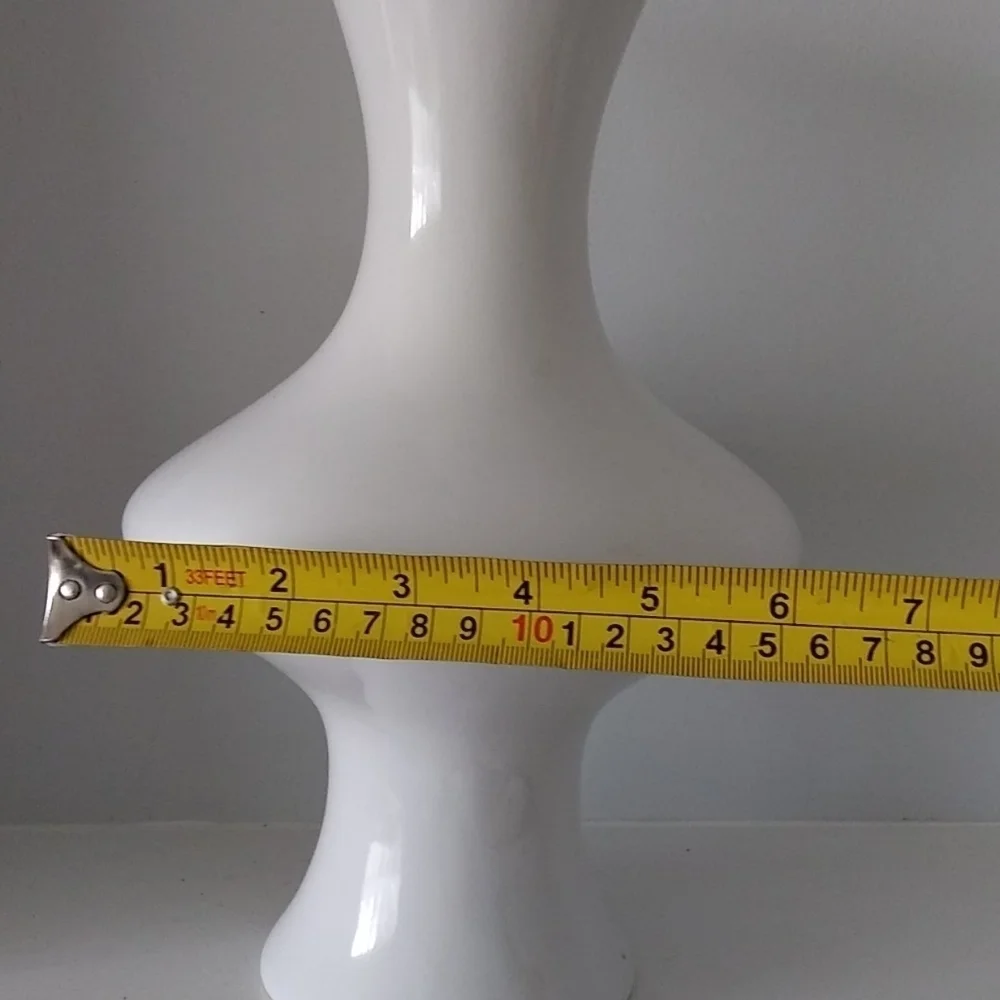 Mid Century Modern Vase white‎ home decor ceramic